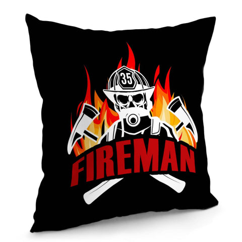 Image of Firemen Pillow Cover