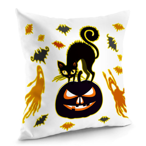 Image of Pumpkin Lantern Pillow Cover