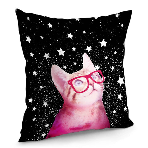 Image of Spectacle Cat Pillow Cover