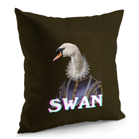 Image of Swan Pillow Cover