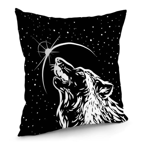 Image of Wolf Pillow Cover