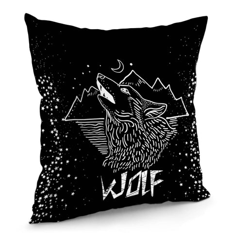 Image of Wolf Pillow Cover