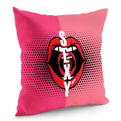 Image of Lips Pillow Cover