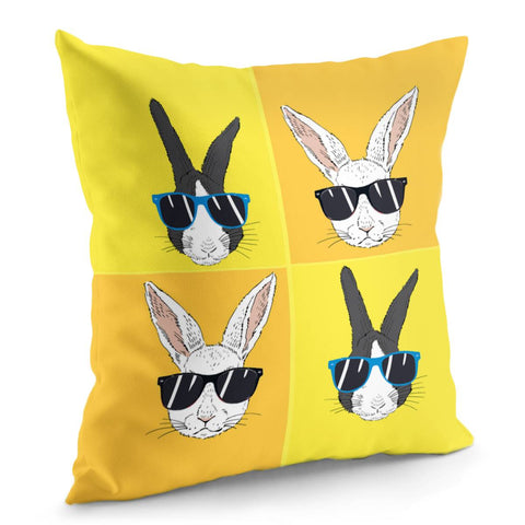 Image of Rabbit Pillow Cover