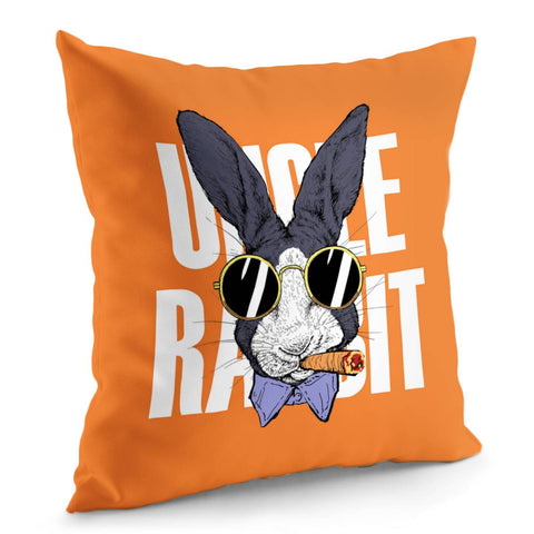 Image of Rabbit Pillow Cover