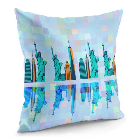 Image of Statue Of Liberty Pillow Cover