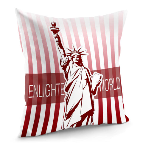 Image of Statue Of Liberty Pillow Cover