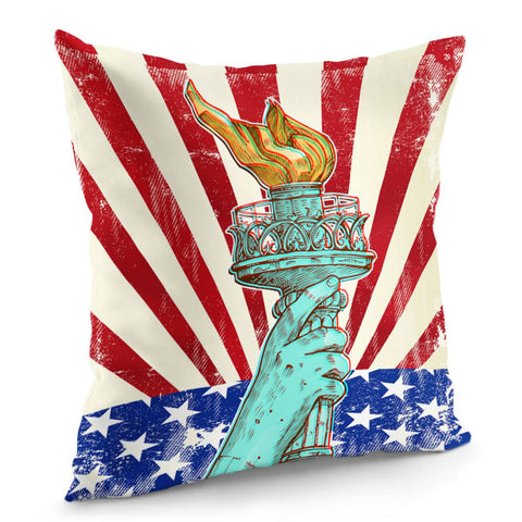 Image of Statue Of Liberty Pillow Cover