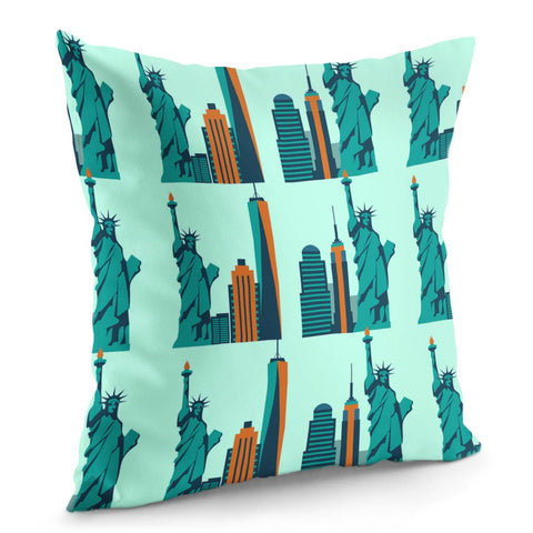 Image of Statue Of Liberty Pillow Cover