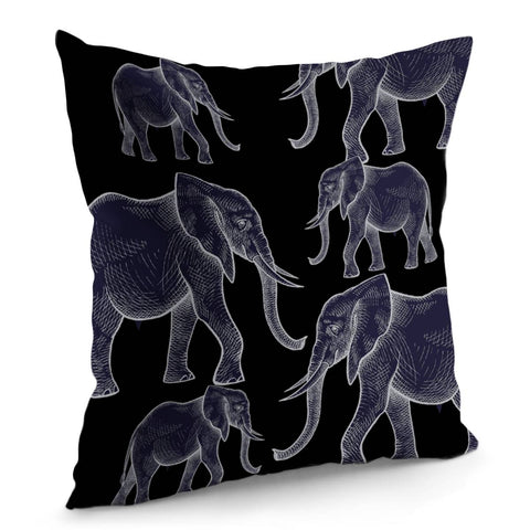 Image of Elephant Pillow Cover