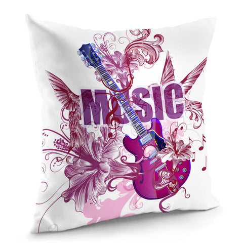 Image of Guitar Pillow Cover