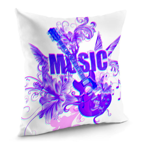 Image of Guitar Pillow Cover