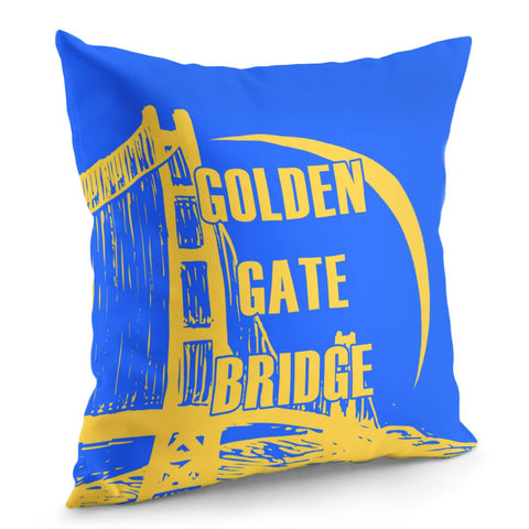 Image of Golden Gate Bridge Pillow Cover