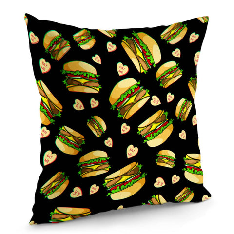 Image of Hamburger Pillow Cover