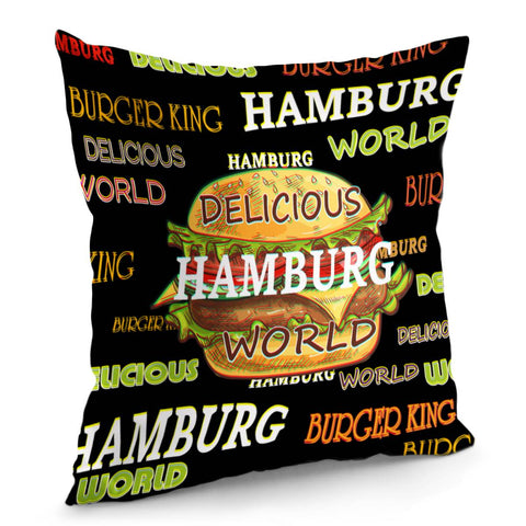 Image of Hamburger Pillow Cover