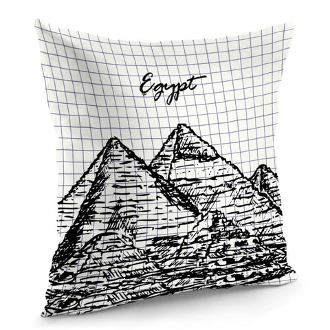 Image of Egyptian Pyramids Pillow Cover