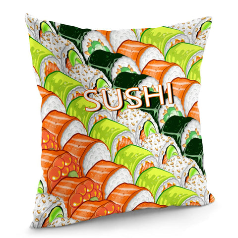 Image of Sushi Pillow Cover