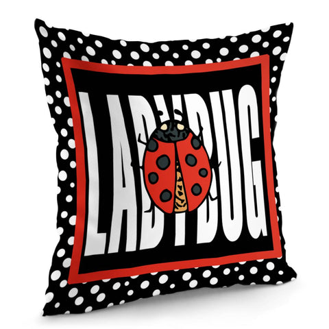 Image of Ladybug Pillow Cover