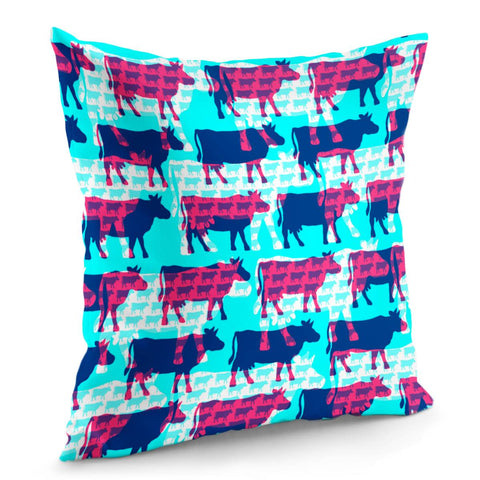 Image of Cow Pillow Cover