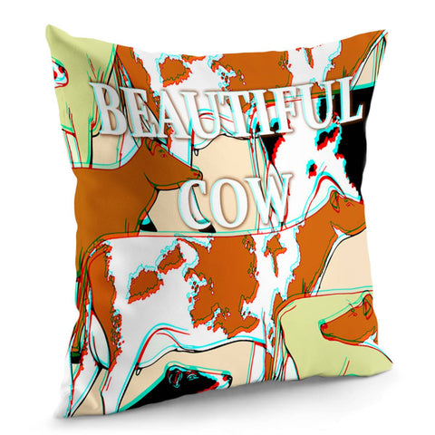 Image of Cow Pillow Cover