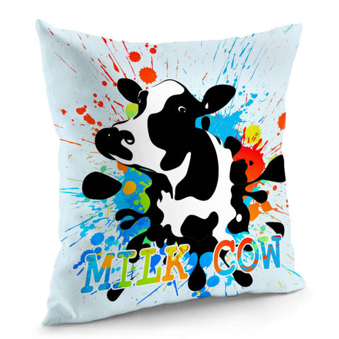 Image of Cow Pillow Cover