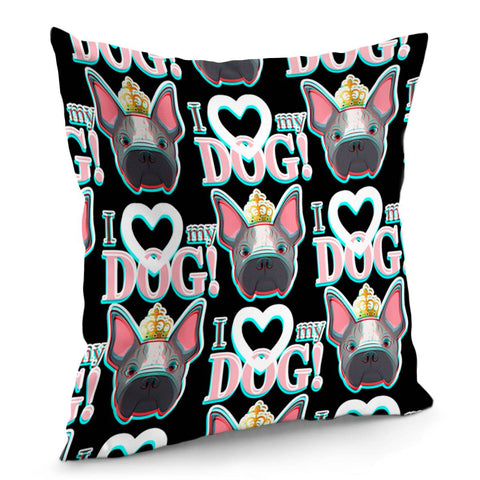 Image of Bulldog Pillow Cover