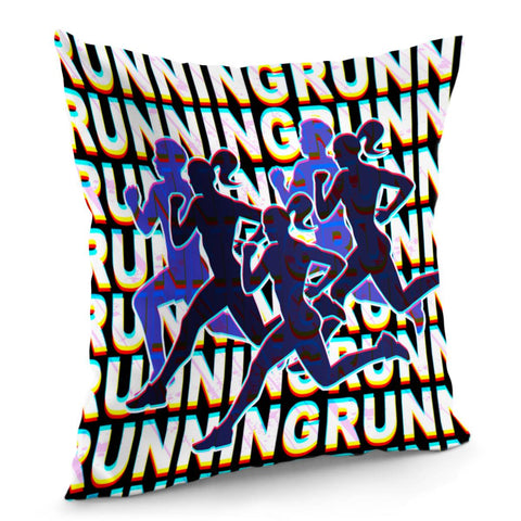 Image of Running Pillow Cover