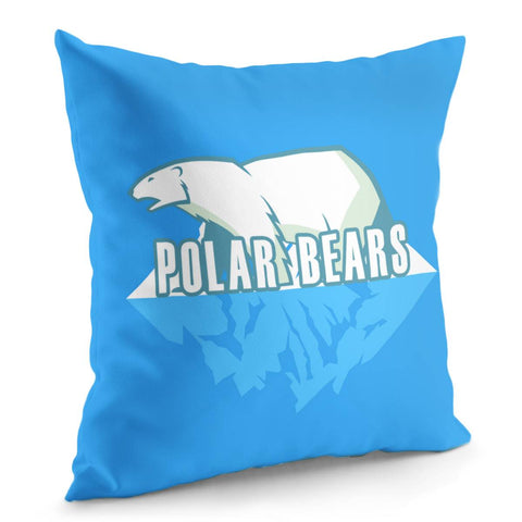 Image of Polar Bear Pillow Cover