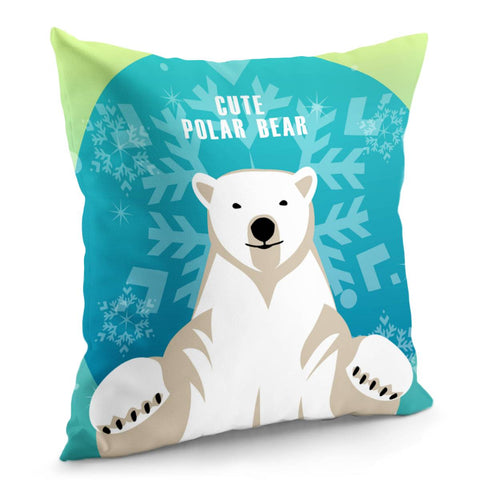 Image of Polar Bear Pillow Cover