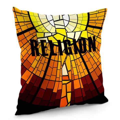 Image of Church Glass Pillow Cover