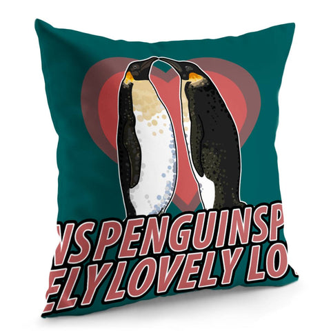 Image of Penguins Pillow Cover