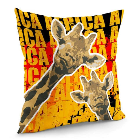 Image of Giraffe Pillow Cover