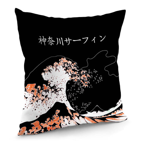 Image of The Great Wave Off Kanagawa Pillow Cover