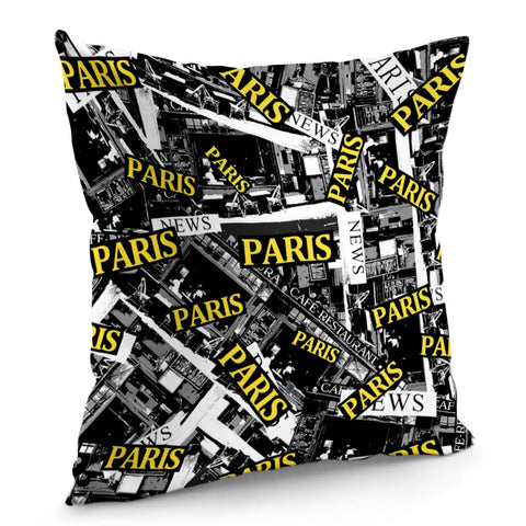 Image of Paris France Pillow Cover