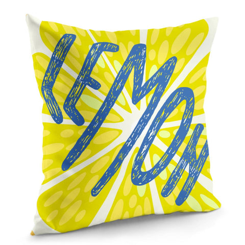 Image of Lemon Pillow Cover