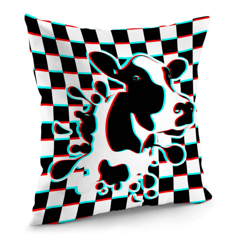 Image of Cow Pillow Cover