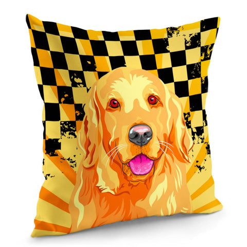 Image of Golden Retriever Pillow Cover