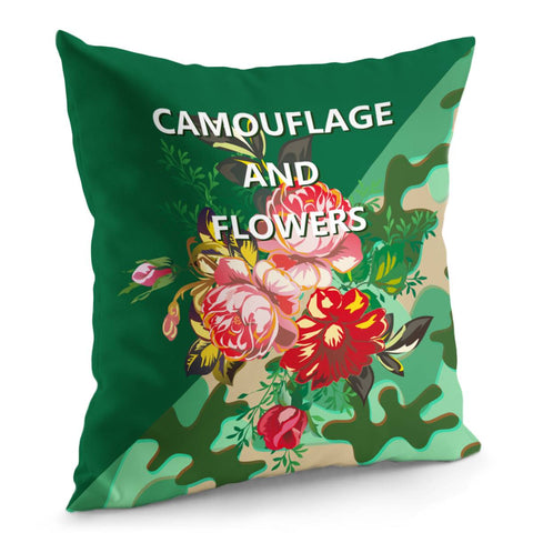 Image of Camouflage Pattern Pillow Cover