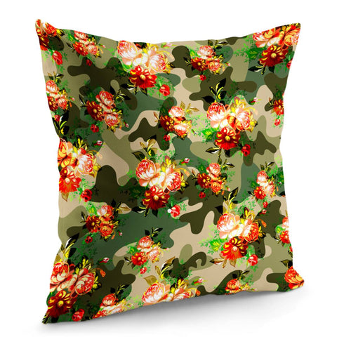 Image of Camouflage Pattern Pillow Cover