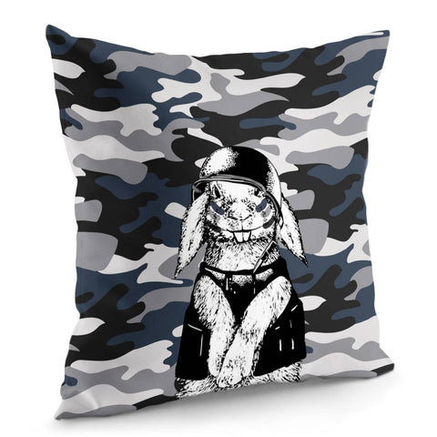 Image of Rabbit Pillow Cover