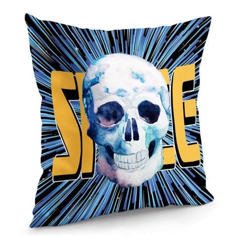 Image of Skull & Planet Pillow Cover