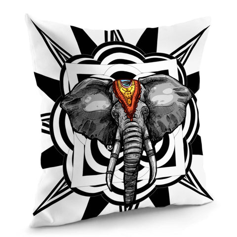 Image of Elephant Pillow Cover