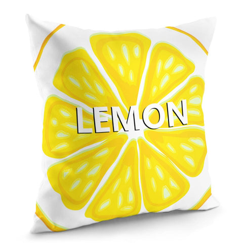 Image of Lemon Pillow Cover