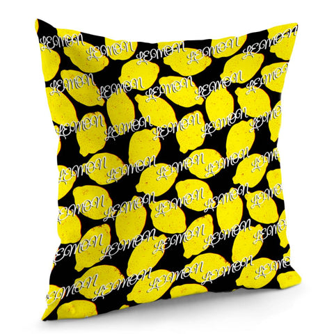 Image of Lemon Pillow Cover