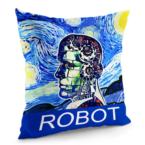 Image of Robot Pillow Cover