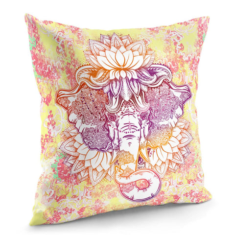 Image of Elephant Pillow Cover