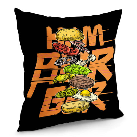 Image of Hamburger Pillow Cover