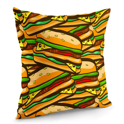 Image of Hamburger Pillow Cover