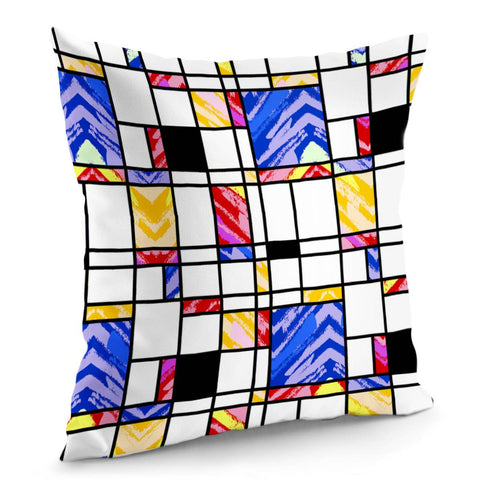 Image of Graffiti Geometry Pillow Cover