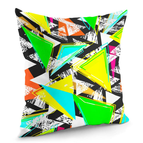 Image of Graffiti Geometry Pillow Cover